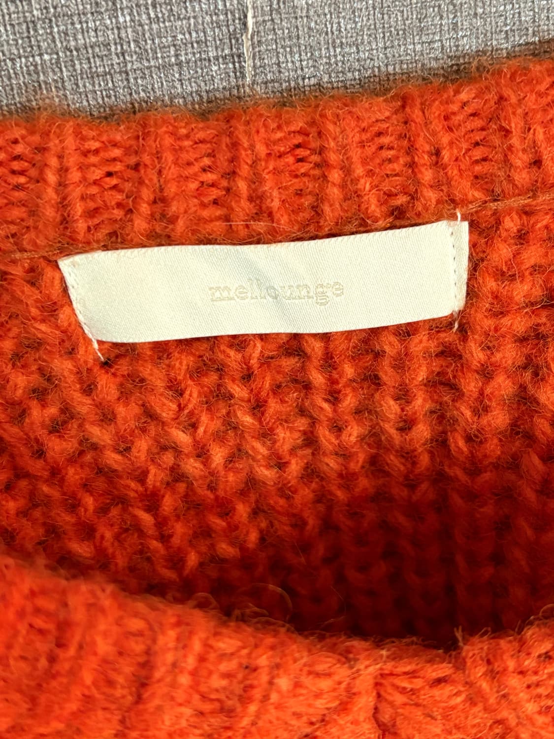 mellounge 오렌지 니트 상품이미지2