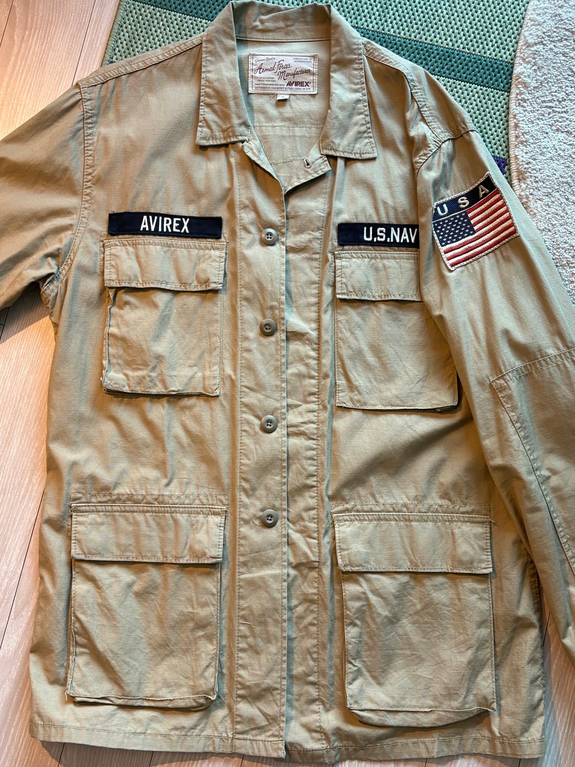 Avirex 아비렉스 립스탑 USN 셔츠/자켓 상품이미지3