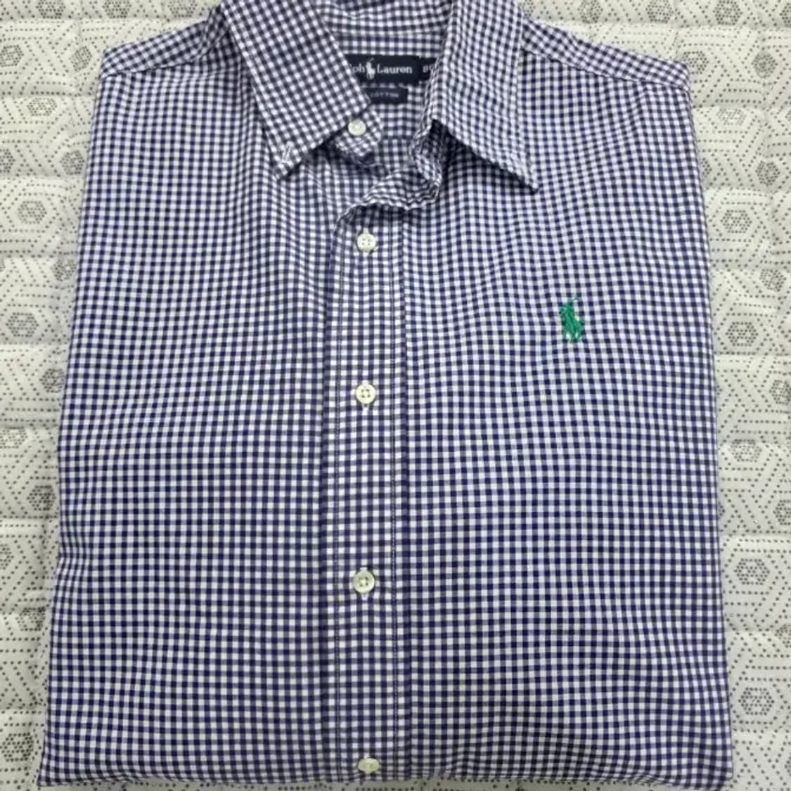 폴로 랄프로렌 체크 셔츠 블루 95 상품이미지3