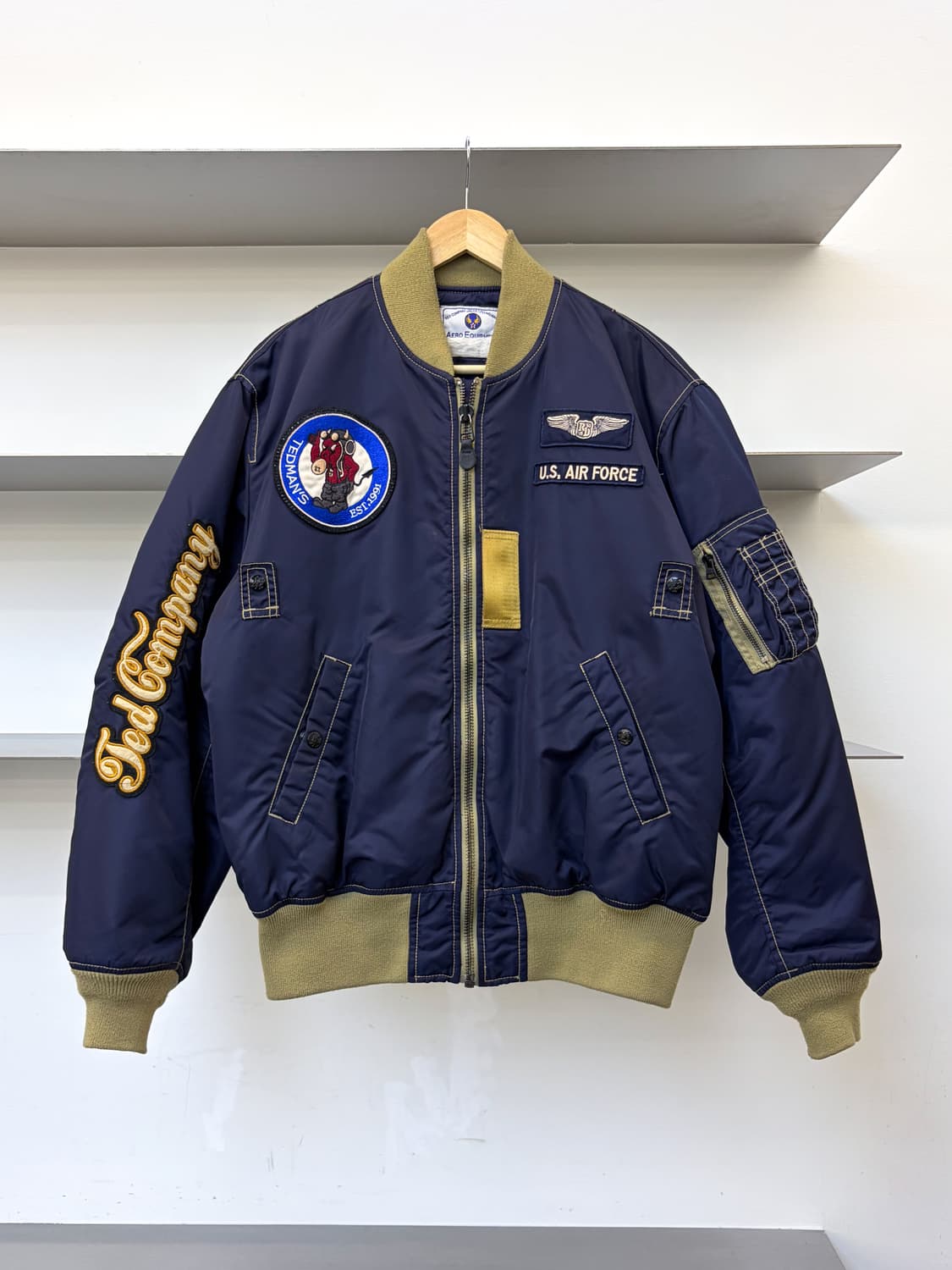 테드 컴퍼니 U.S.A.F 타입 Ma-1 플라이트 자켓 상품이미지2