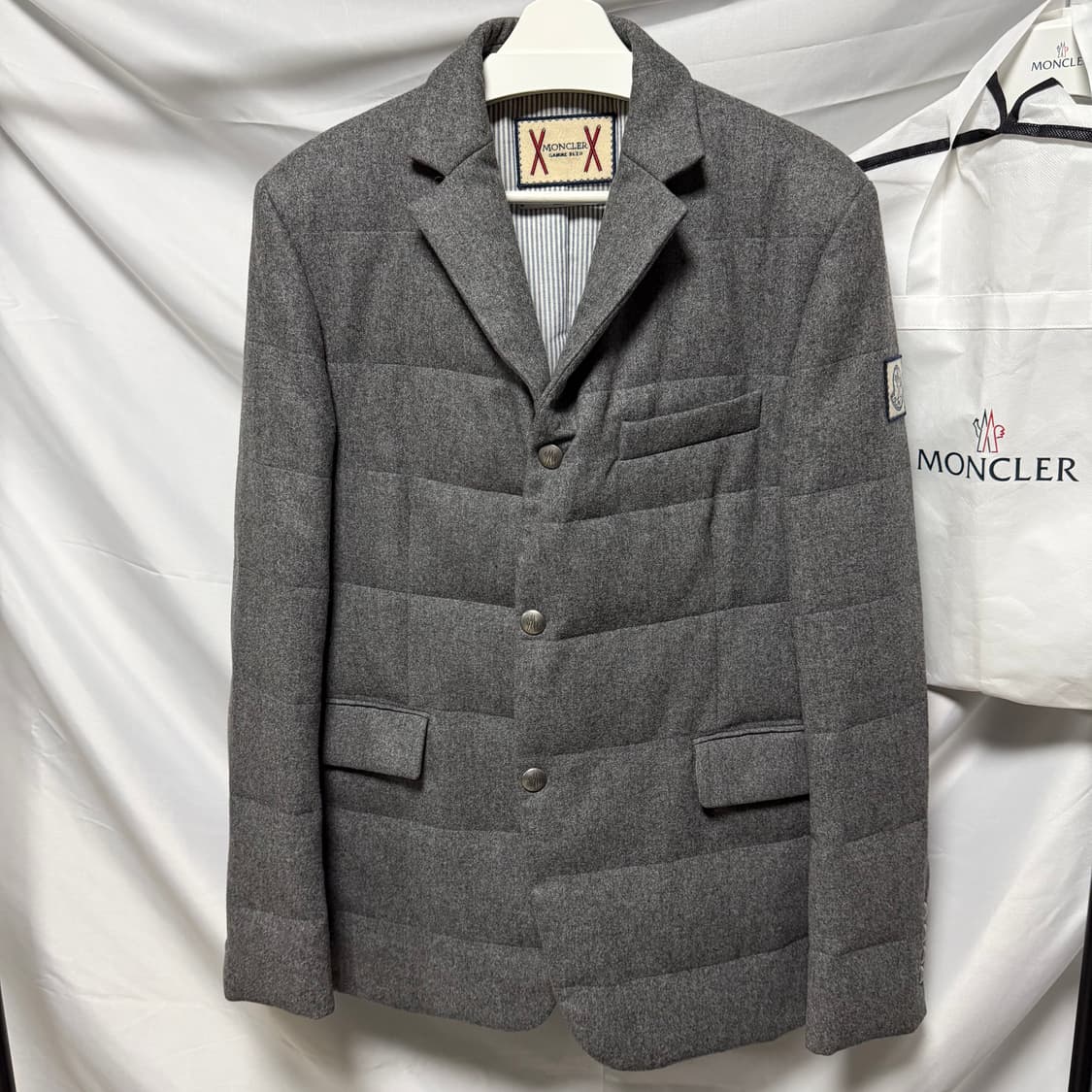 [S+급/5] 몽클레어 감마블루 울 블레이저 패딩 자켓 상품이미지1