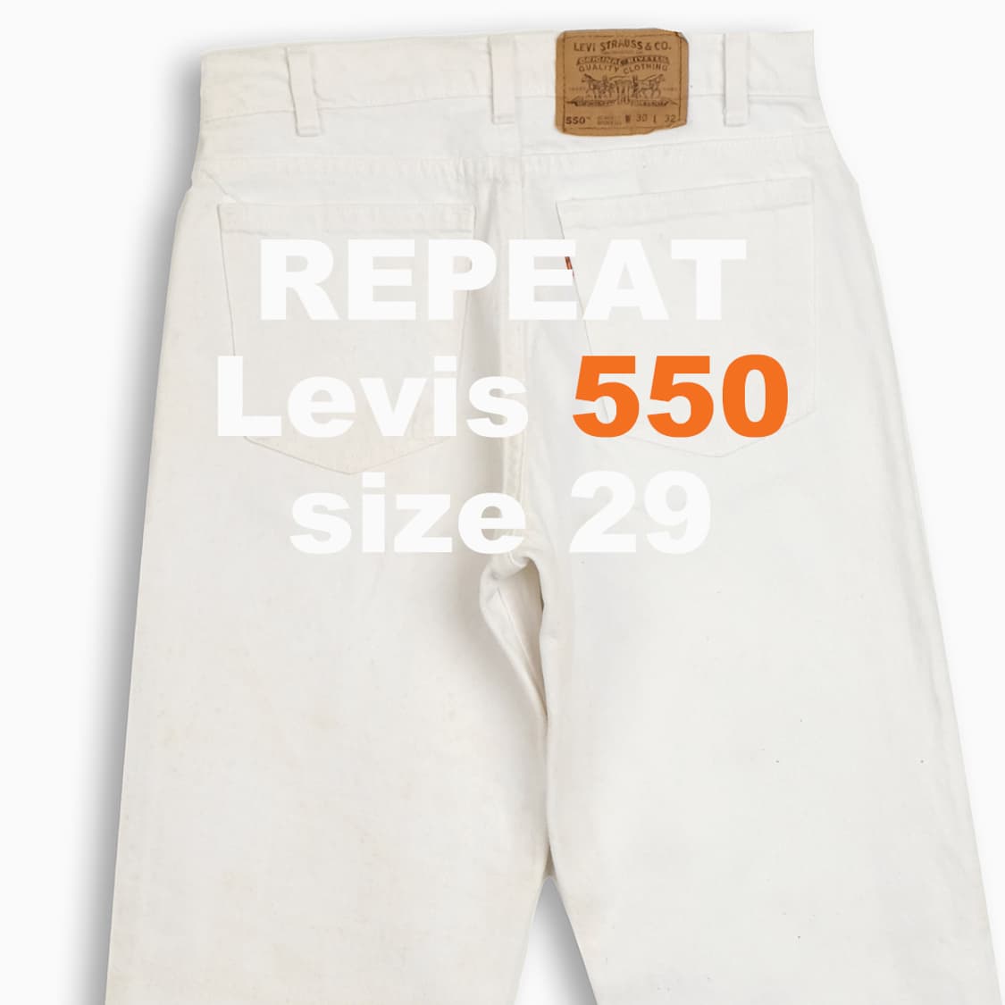 리바이스 550 오렌지탭 90s USA 29 인치 OR5503027 상품이미지1