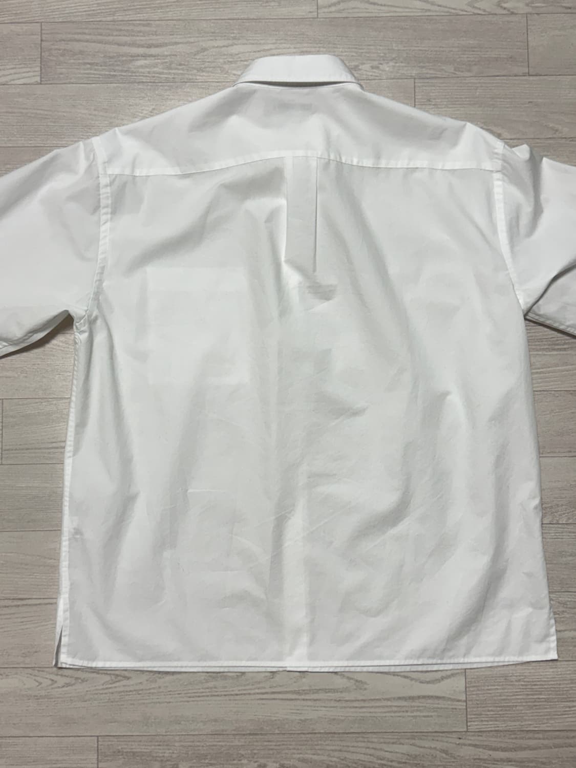 유니클로C 브로드클로스 오버사이즈셔츠 화이트 M 상품이미지5