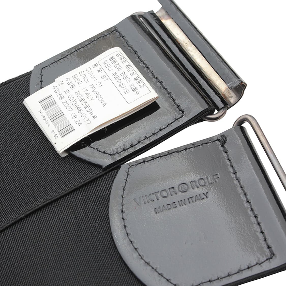 빅터앤롤프 블랙 엘라스틱 벨트 상품이미지4