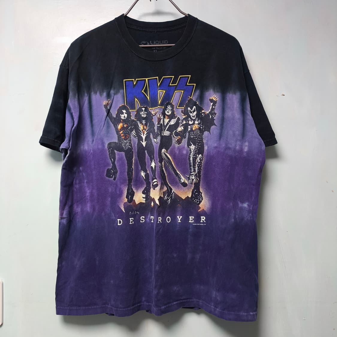 [XL] Liquid Blue KISS Band tee 상품이미지2