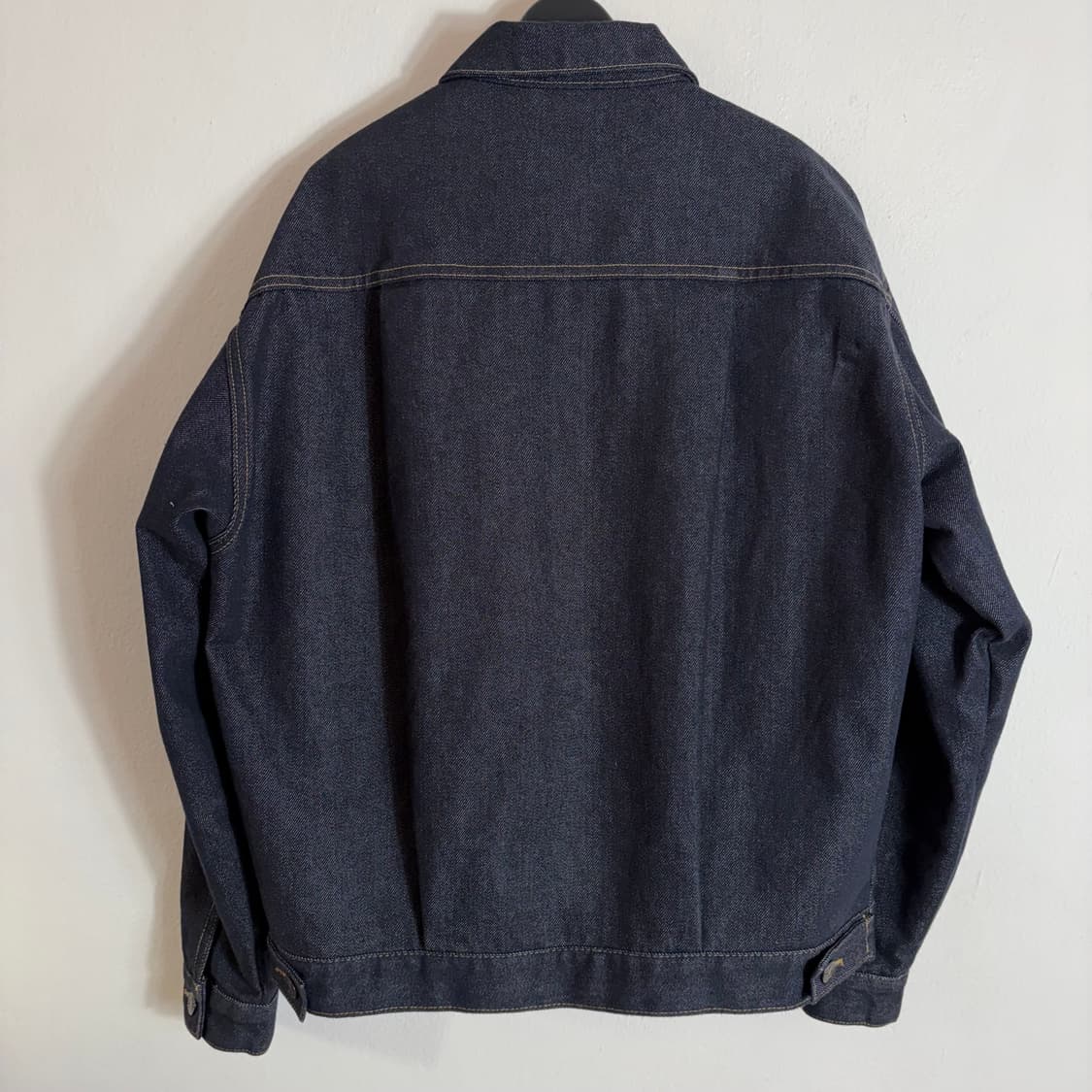 LAUGHER 데님 트러커 딥블루 자켓(M) 상품이미지2