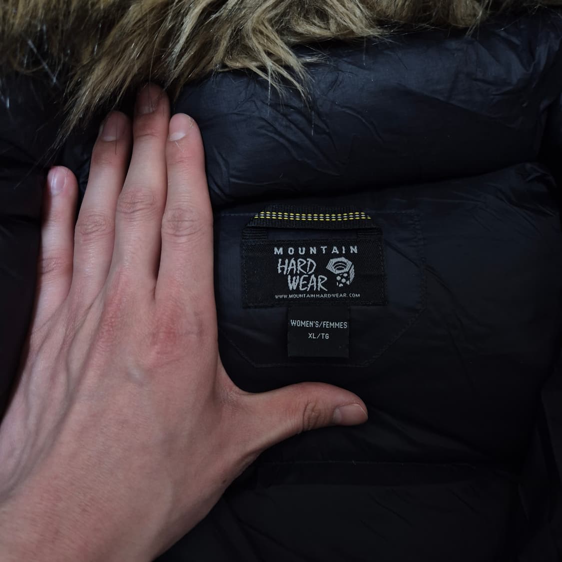 마운틴하드웨어 여성 구스다운 퍼후드 롱패딩 점퍼 XL(105) 상품이미지5