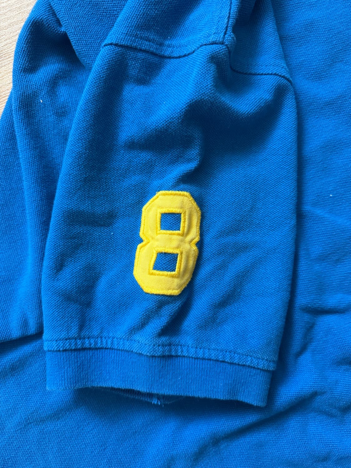 Tommy Hilfiger Y2K Blue Polo Shirt 상품이미지2