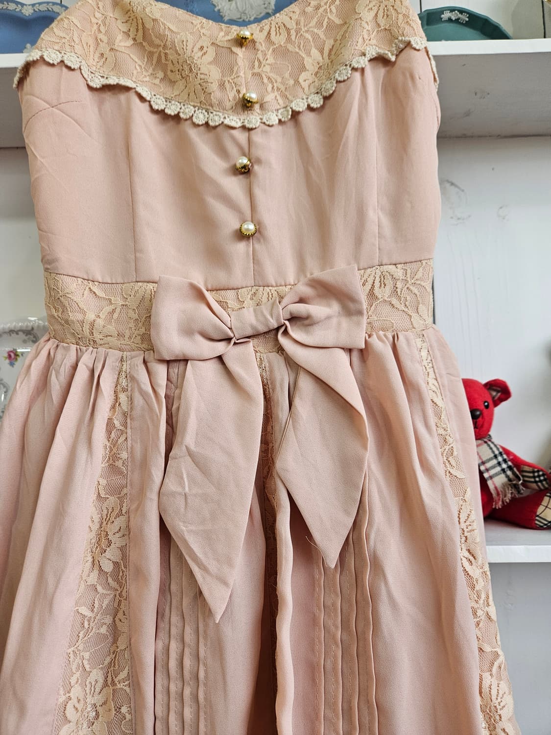 앙크루즈(Ank Rouge)  레이스 리본 원피스 상품이미지6