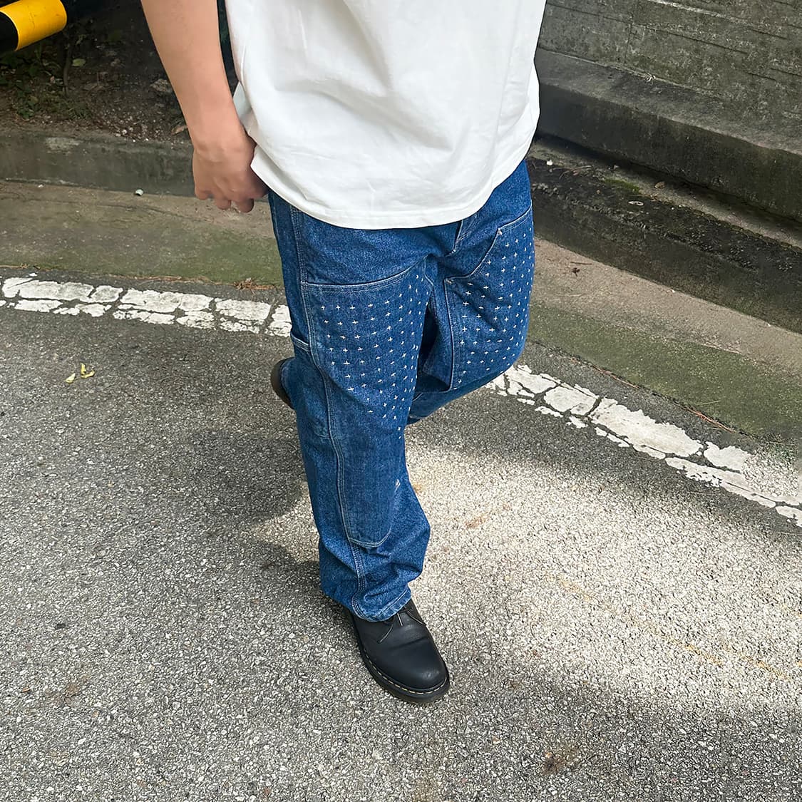 칼하트 더블니 팬츠(Carhartt Sashiko denim) 상품이미지4