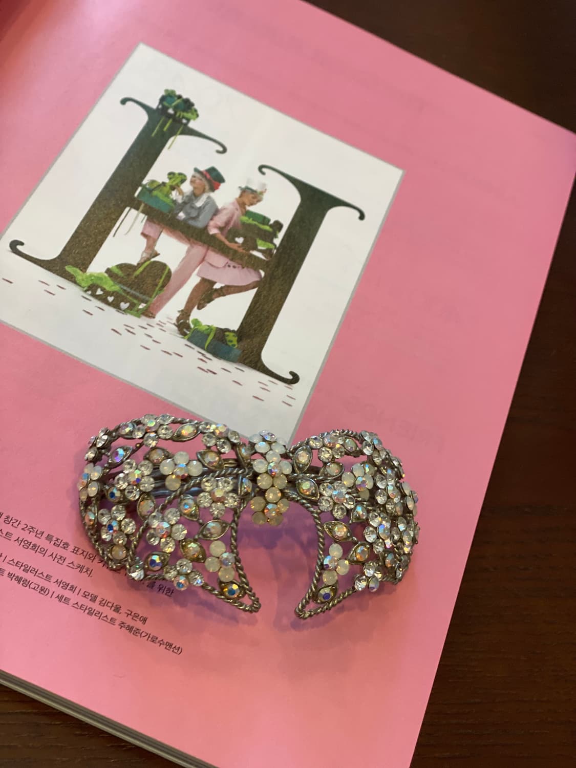 오로라 큐빅 헤어핀 상품이미지3