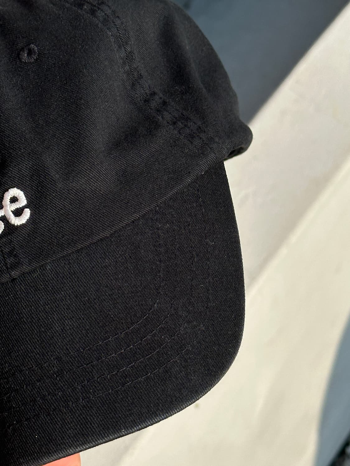 [F] Lee 리 로고 블랙 볼캡 모자 상품이미지5