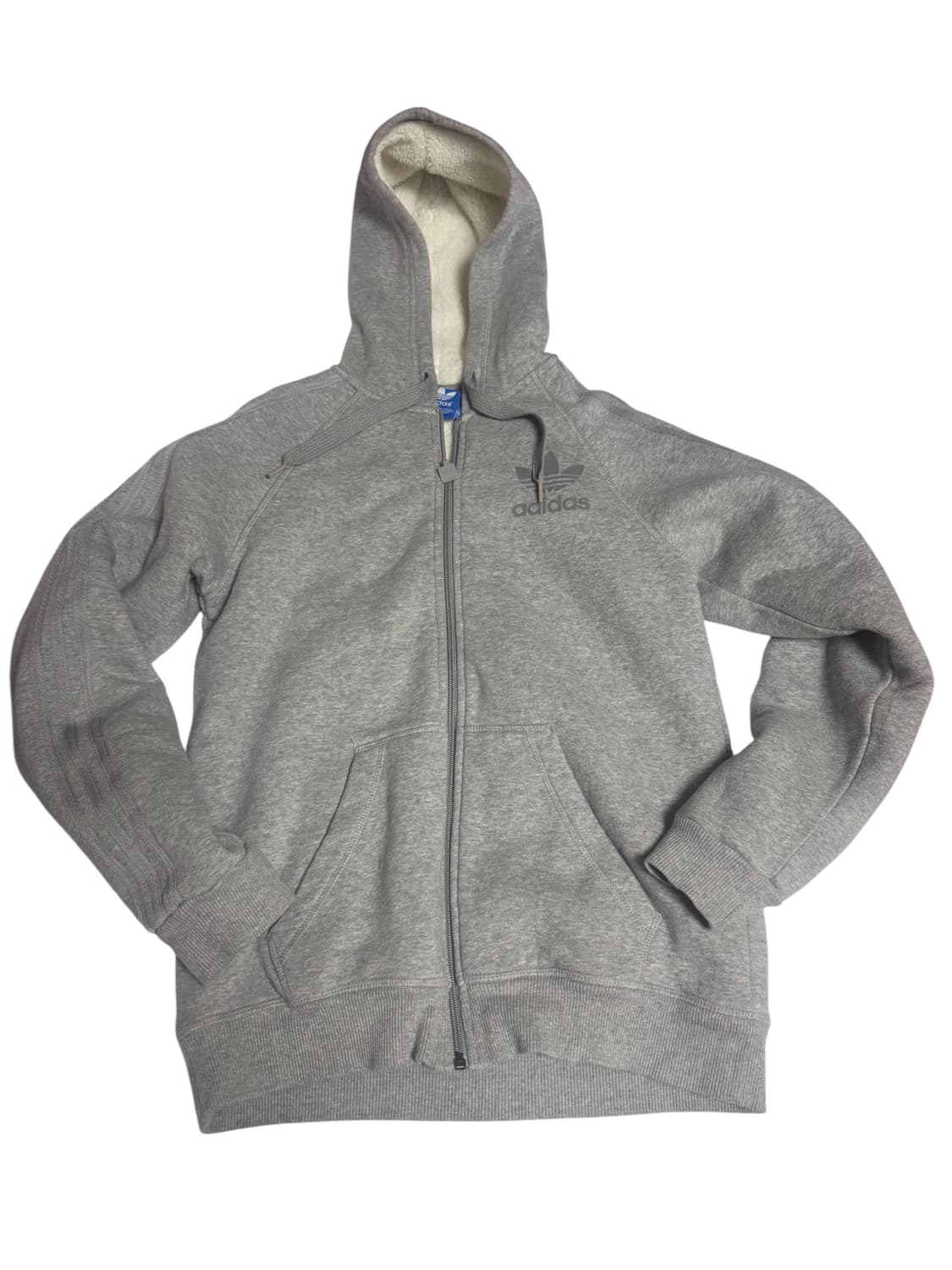 Adidas Originals Sherpa Zip Hoodie Grey  상품이미지1