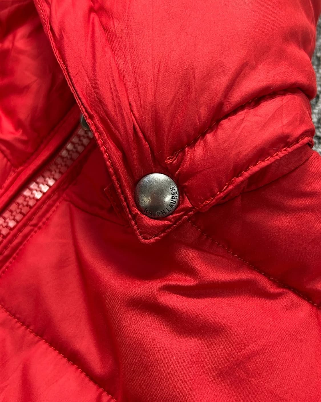 폴로 랄프로렌 포니 레드 패딩  상품이미지5