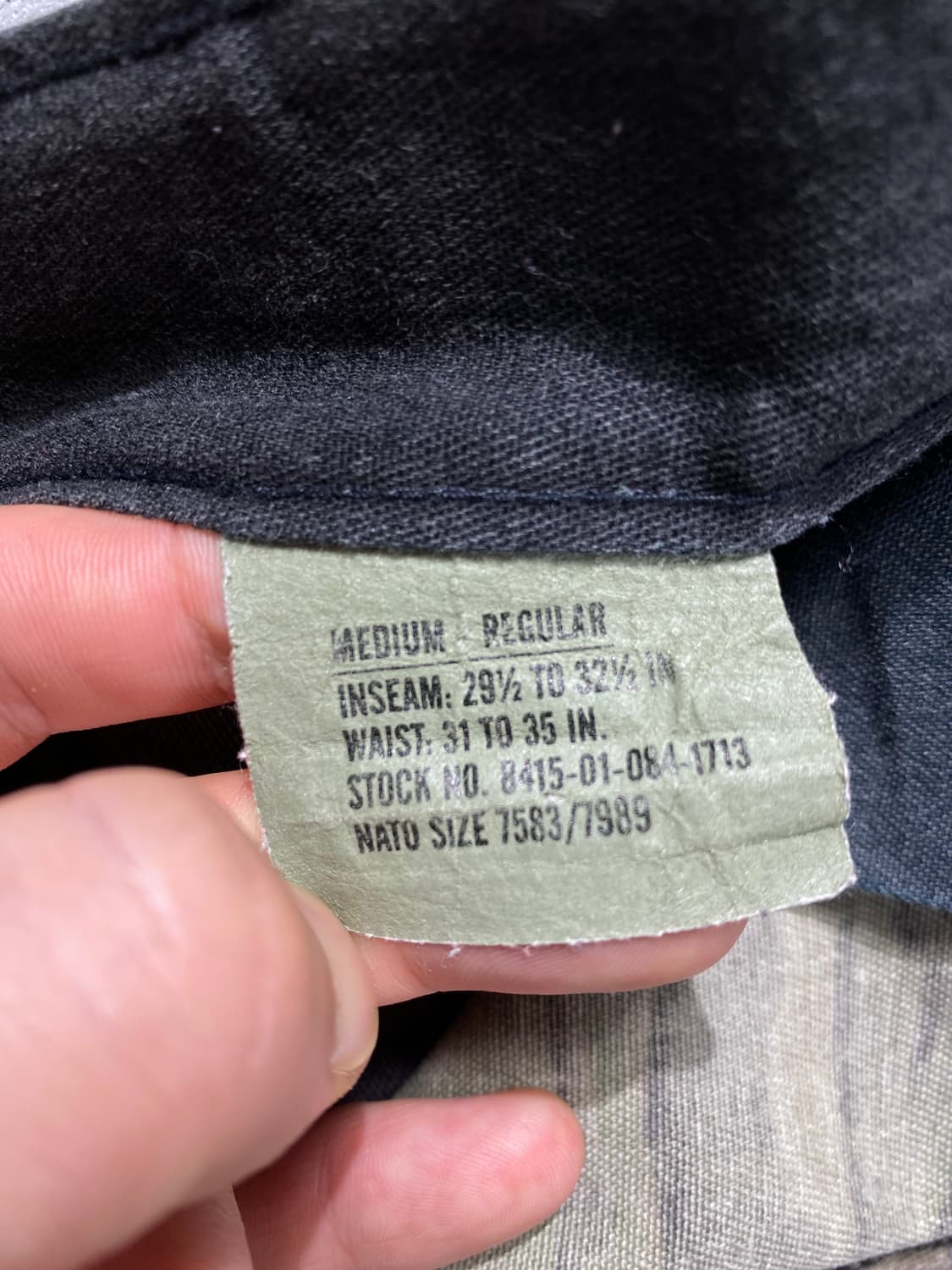 [M] U.S.ARMY 미군 타이거 카모 밀리터리 BDU 카고팬츠 상품이미지7