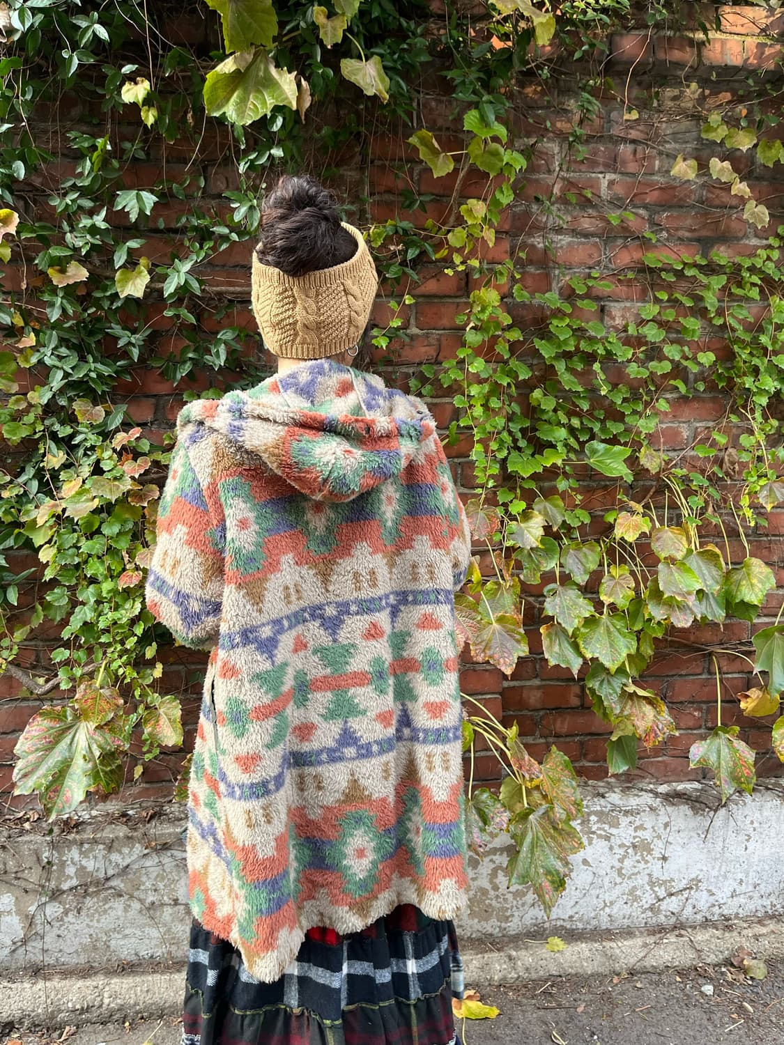 티티카카 히피패턴 롱 후리스 상품이미지7