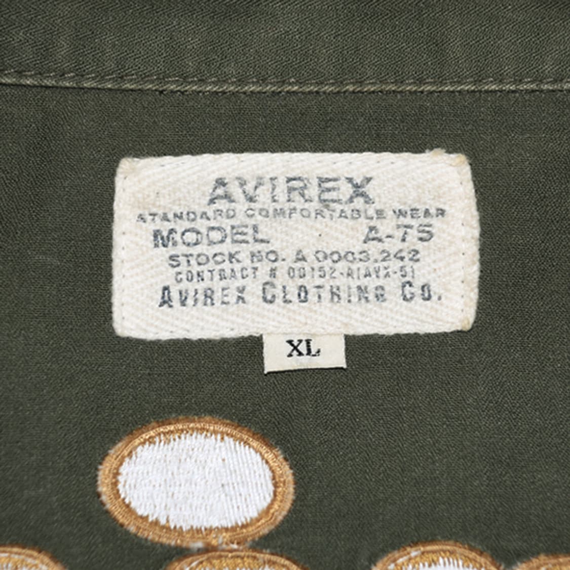 Avirex model A-75 밀리터리셔츠자켓 상품이미지9