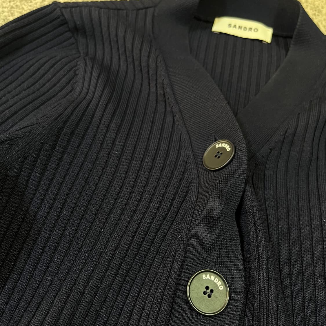 산드로 우먼 플리츠 가디건  상품이미지2