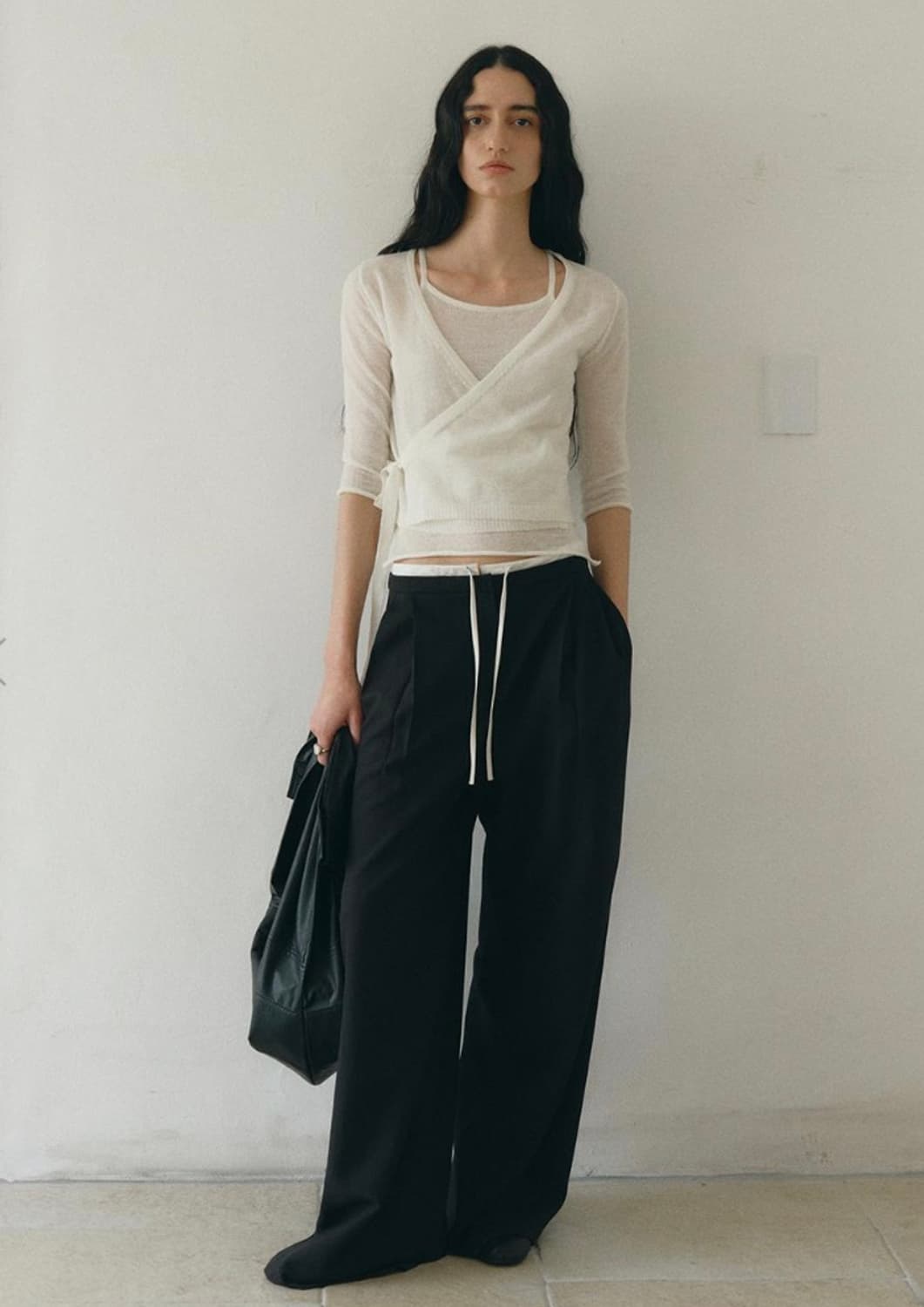 low tide / CRINKLE DOUBLE WAIST PANTS /m 상품이미지1