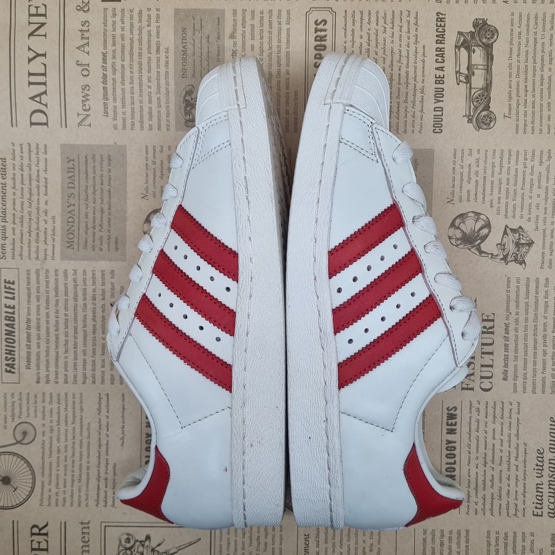 아디다스 슈퍼스타 액티브레드 스니커즈 240 상품이미지5