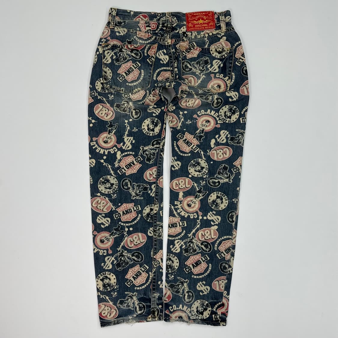 co&lu graphics denim pants 상품이미지6