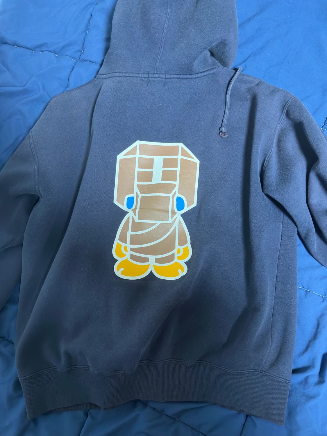 베이프 00s 빈티지 마일로 로봇 후드 집업 L 상품이미지2