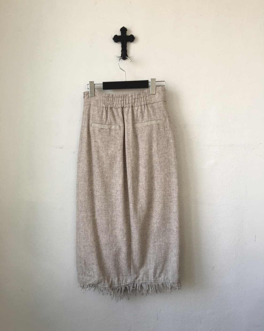 Fringe button point skirt 상품이미지3