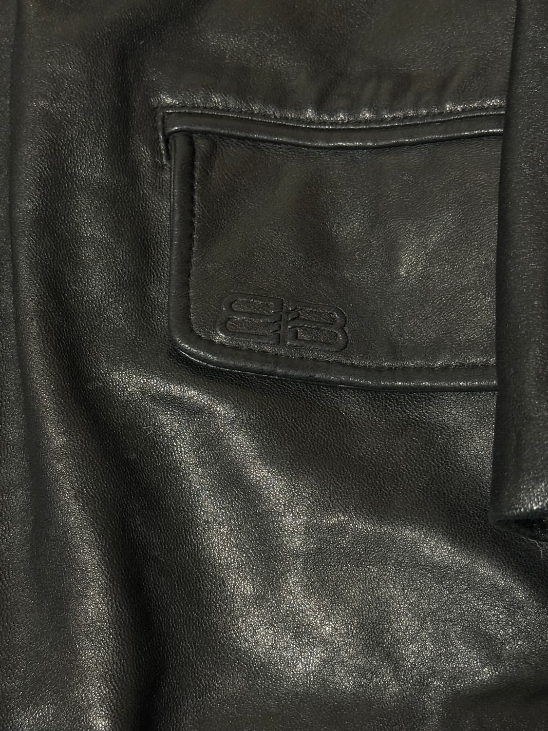 Balenciaga Car Coat Leather Jacket 상품이미지4