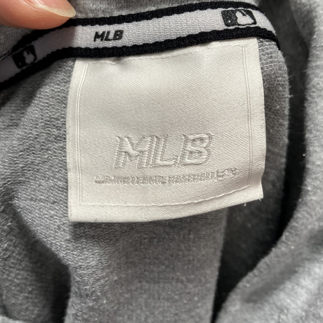 MLB 여성 후드티셔츠 그레이 XS  상품이미지4