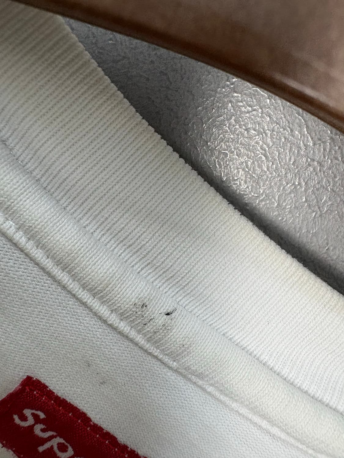 슈프림 스케치 자수로고 숏슬리브탑 화이트 반팔 A3428 상품이미지7