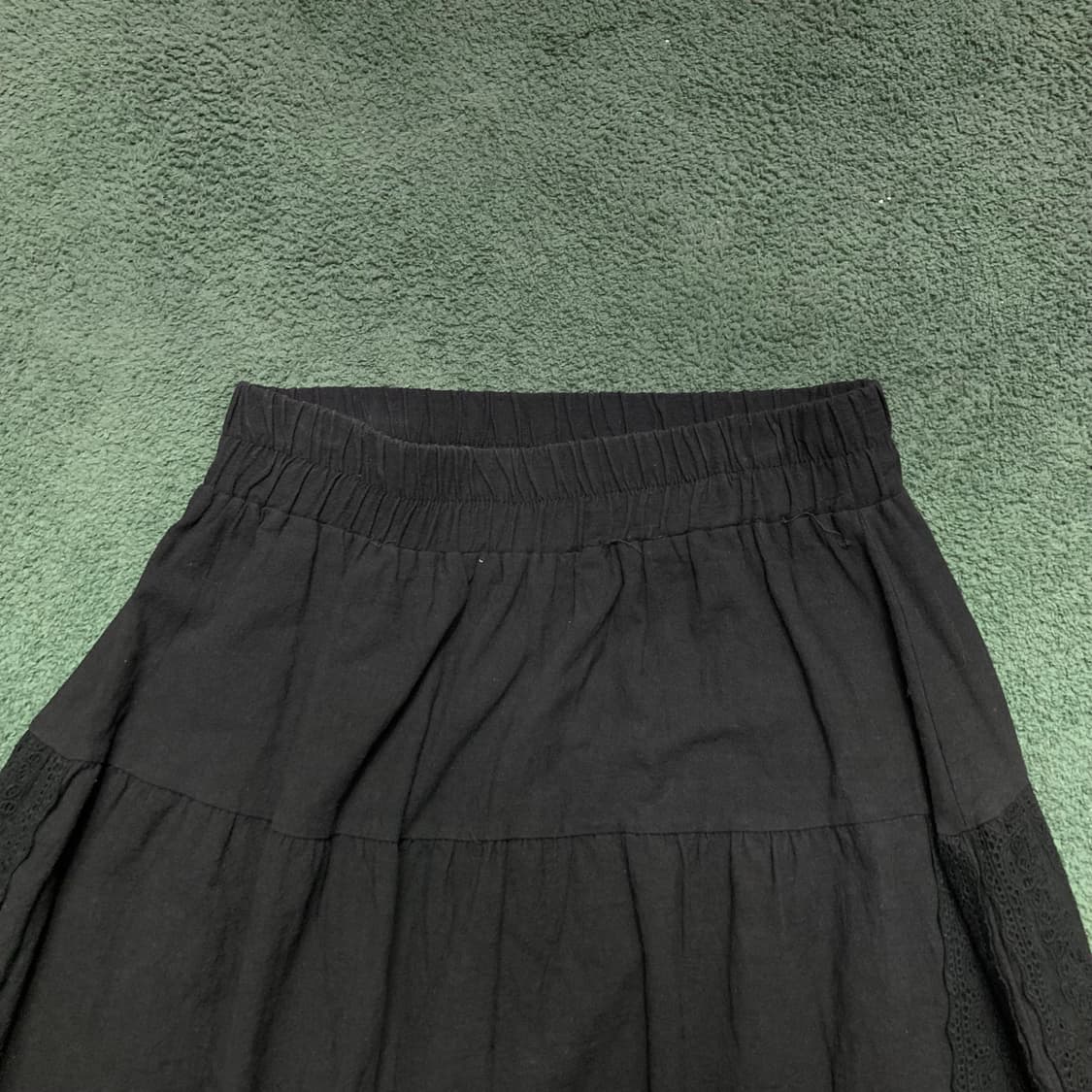 빈티지 블랙 롱 스커트 상품이미지3
