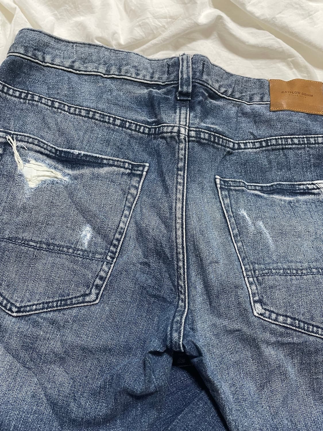 BAYFLOW DENIM 패치워크 TAPERED W31 상품이미지8