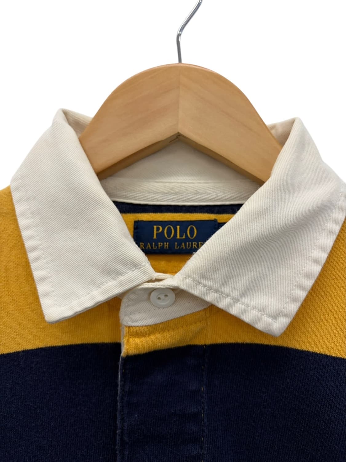 폴로 럭비티 옐로우&네이비 (M) 상품이미지3