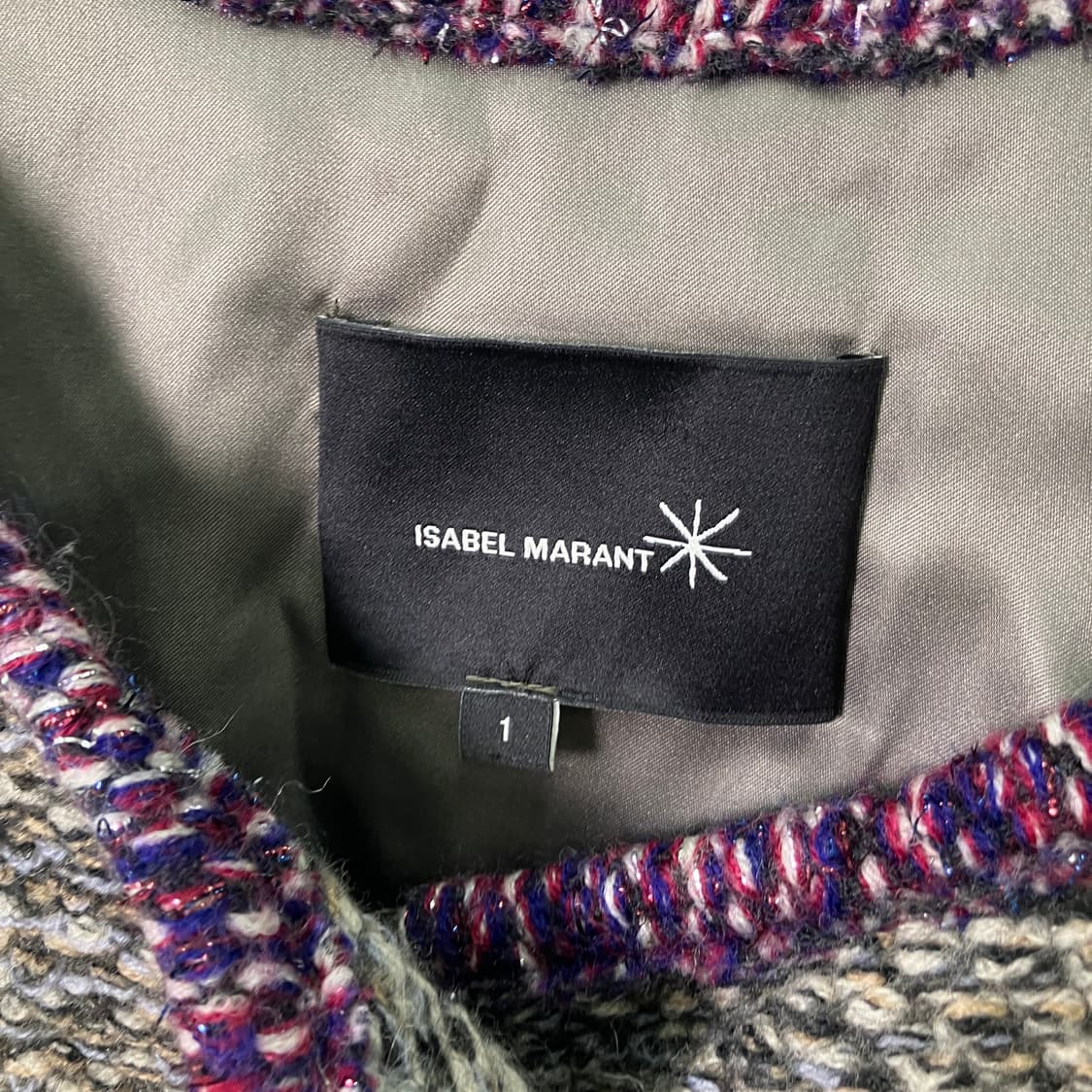 이자벨 마랑 에뚜왈 울 트위드 자켓 상품이미지3