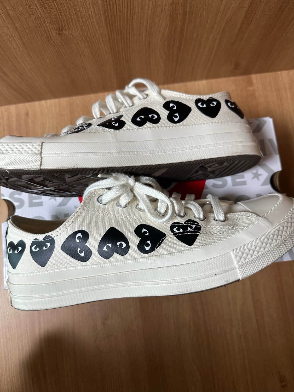 꼼데가르송 멀티 하트 컨버스 270❗한번신은 거의새상품 상품이미지4