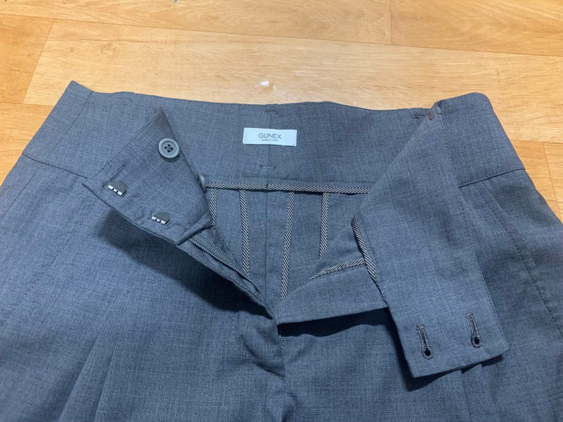 브루넬로 쿠치넬리 by GUNEX 투턱 팬츠(울/실크)ITA-40 사이즈 상품이미지4