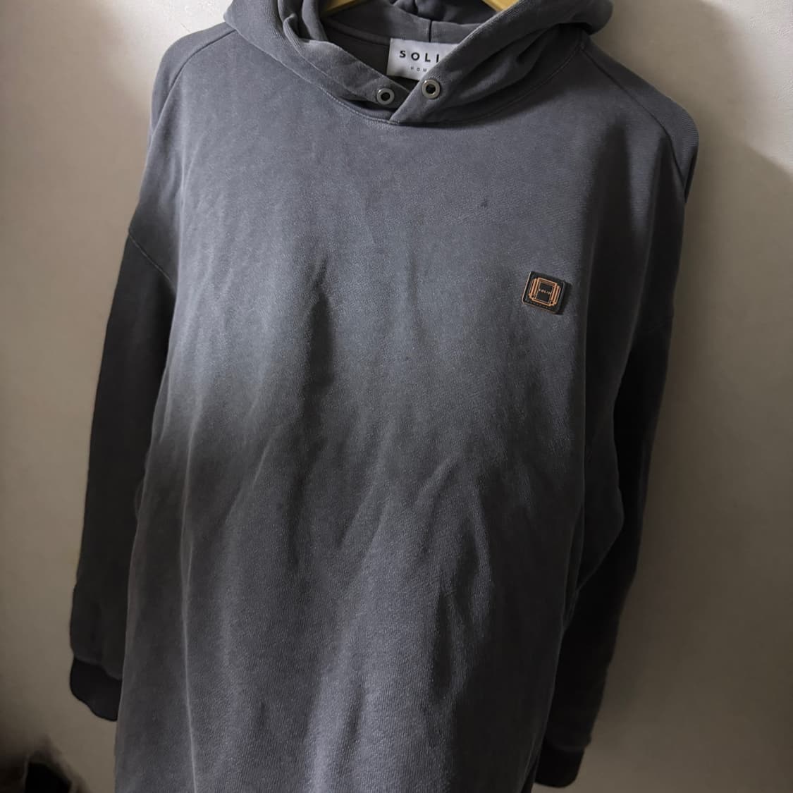 솔리드옴므 빽로고 후드 티셔츠 48 (남성 105까지) 상품이미지6