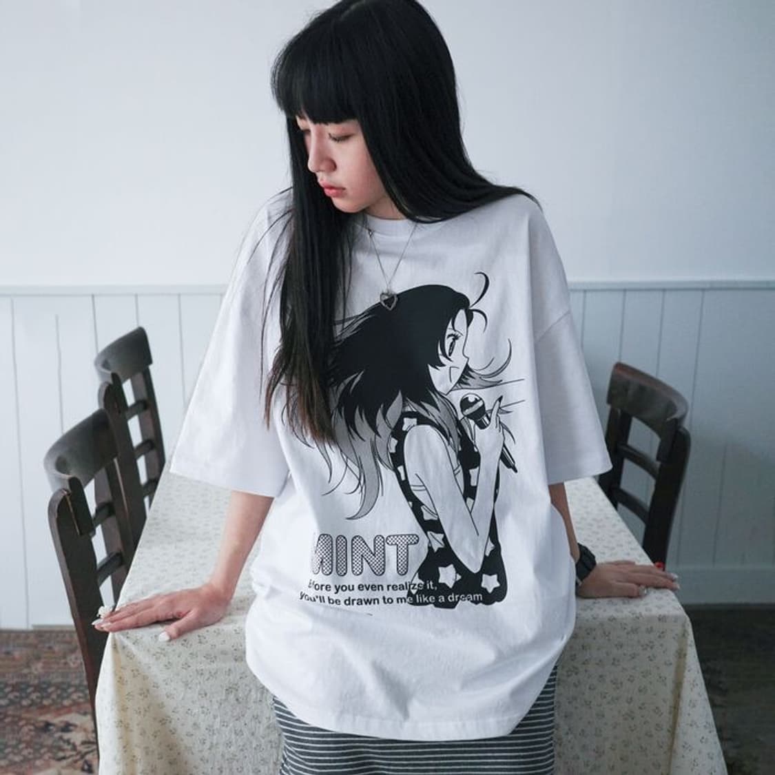 윈더비지터 MINT Overfit T-shirt [White] 반팔 상품이미지4
