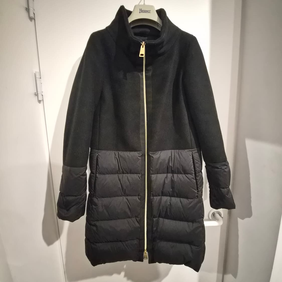 에르노 울 파카 패딩 블랙 40 상품이미지2