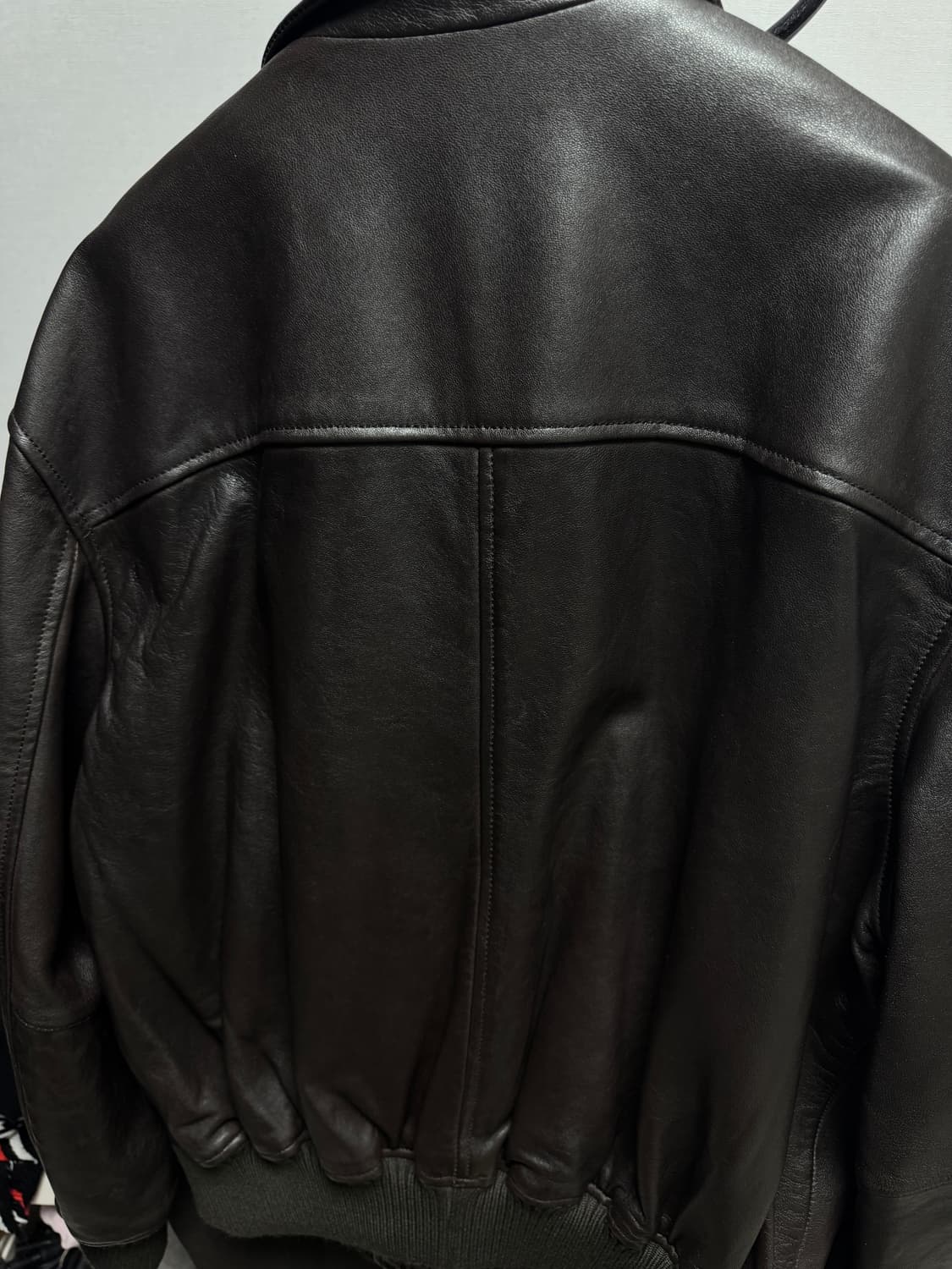 자라 포켓 레더 자켓(브라운) 상품이미지2