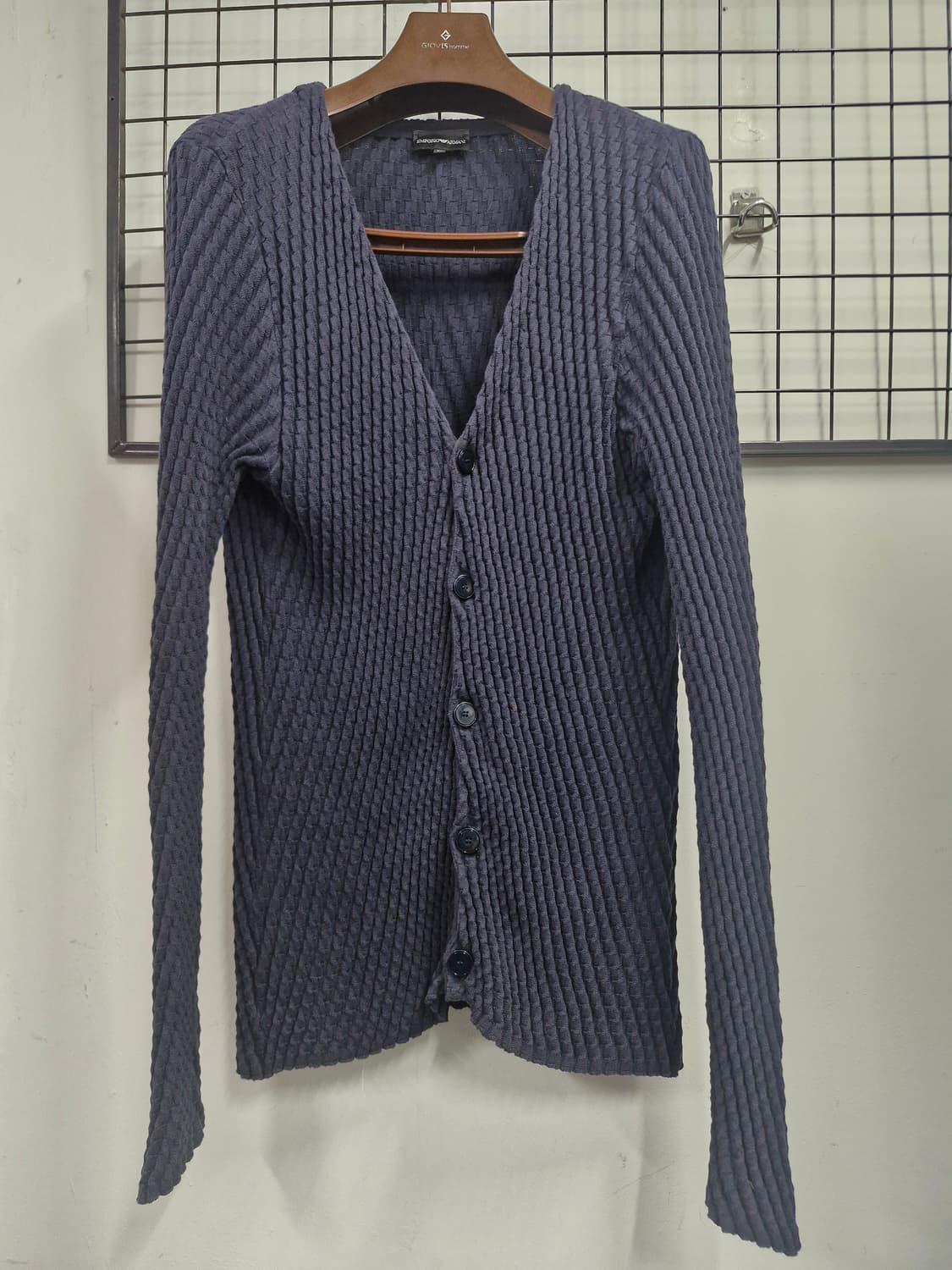 105XL 엠포리오아르마니 골지 니트 가디건. 상품이미지1