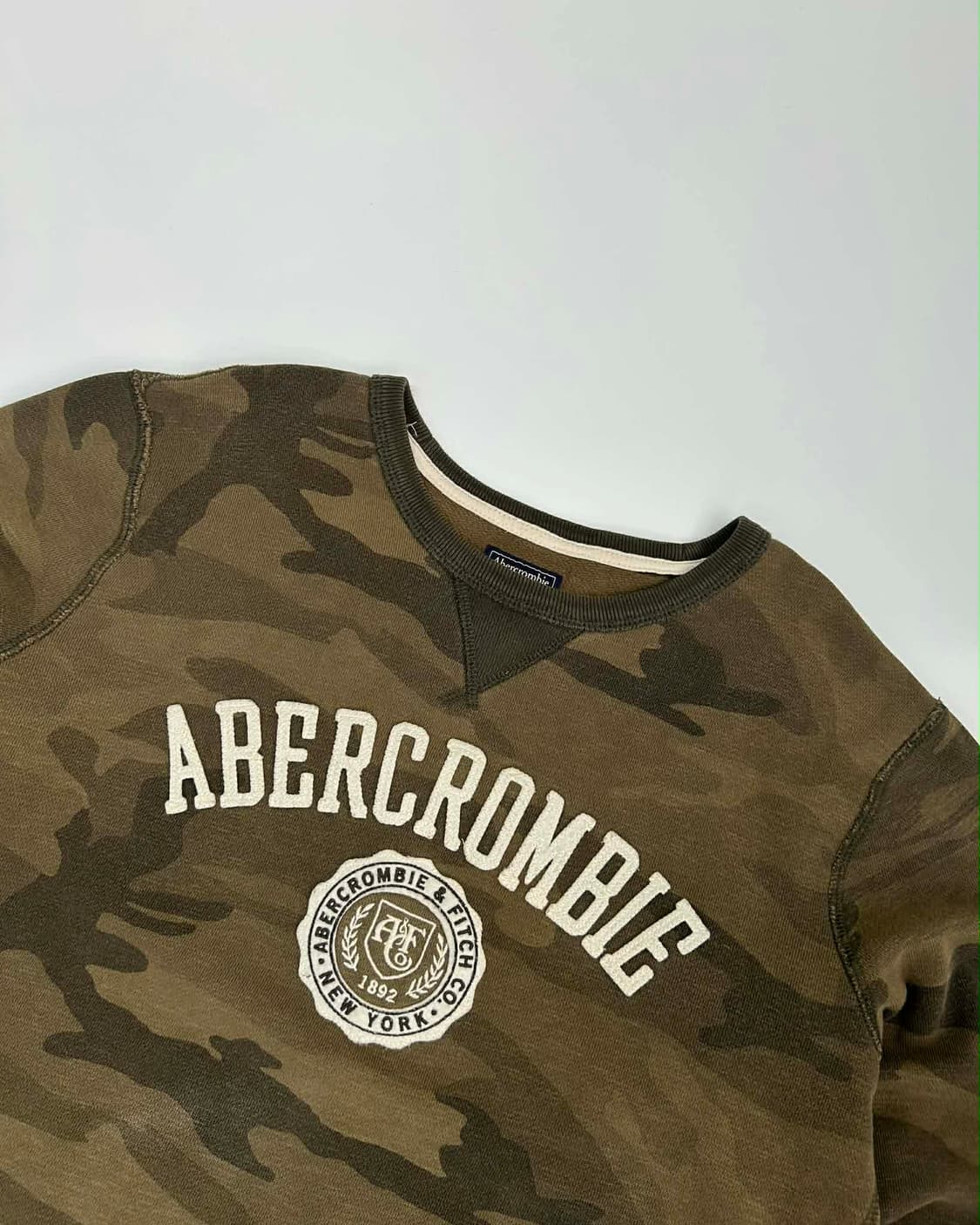 [XL] 아베크롬비 Y2K 카모플라쥬 로고 스웻 셔츠 맨투맨 상품이미지6
