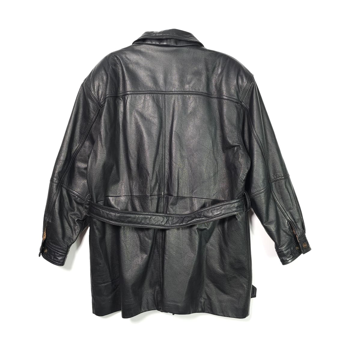 JANUDECER 빈티지 소가죽 자켓 XL 상품이미지4