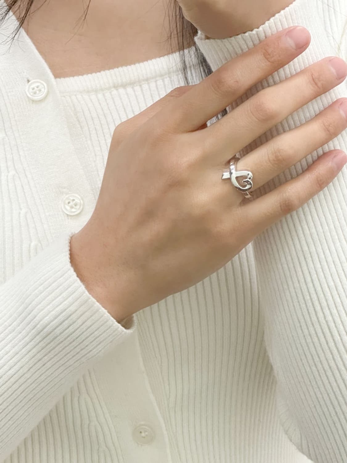 tiffany&co / 티파니앤코 실버925 러빙하트 반지 상품이미지8