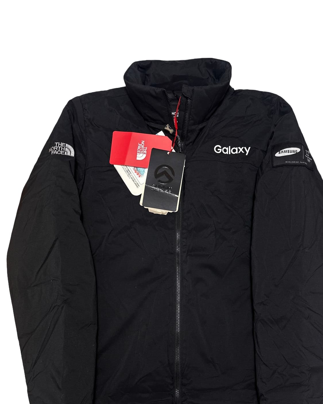 노스페이스 삼성 갤러시 블랙 경량패딩 상품이미지2