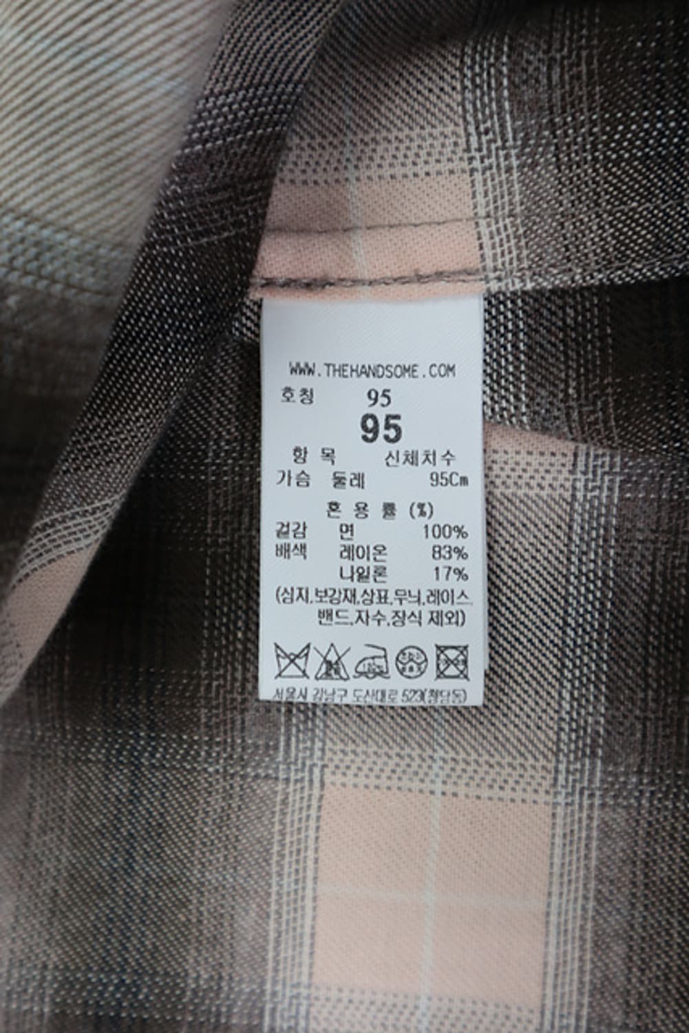 TIME 타임 체크 셔츠 도톰~ 25년식 한섬 상품이미지6