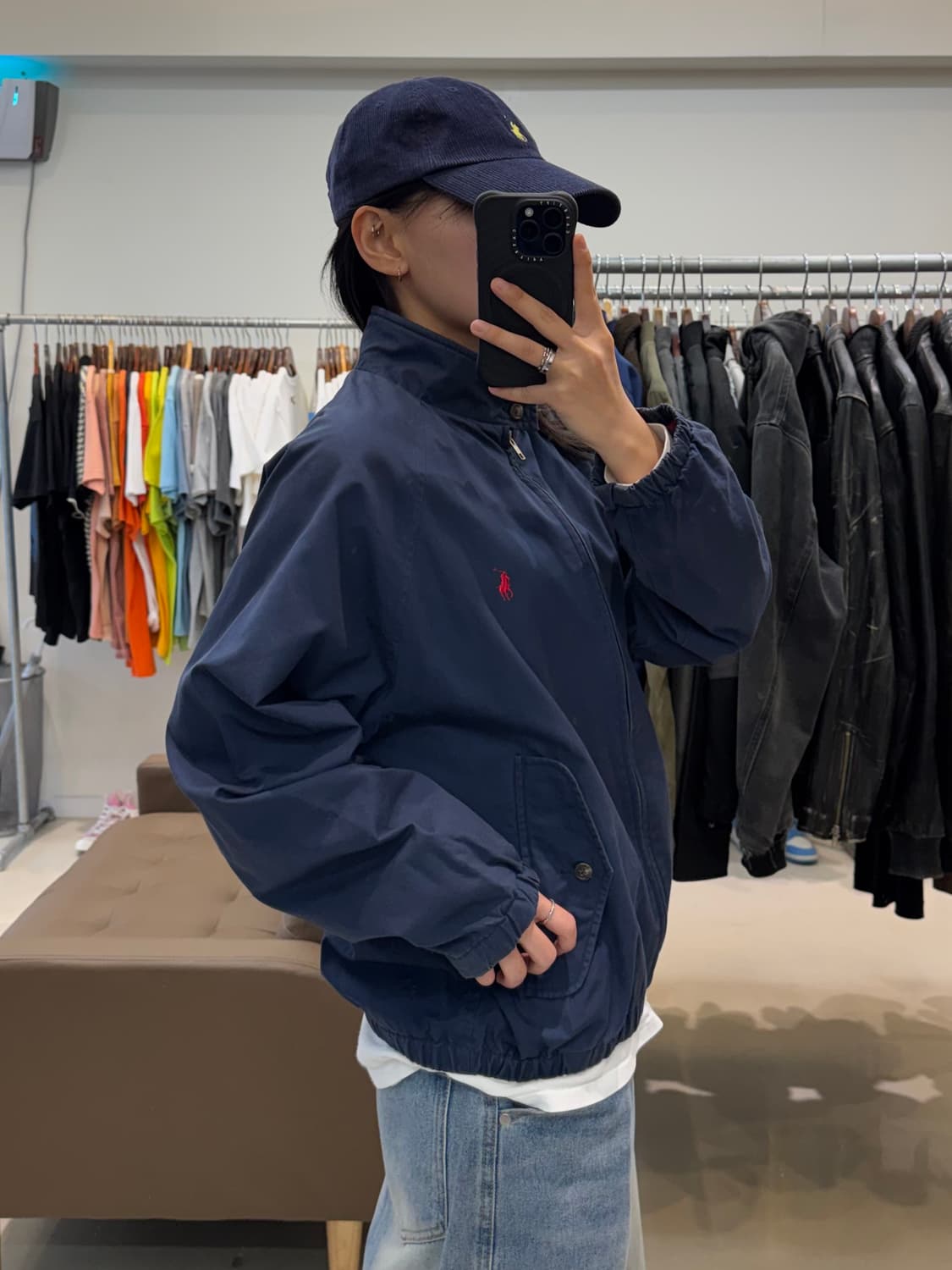 폴로 랄프로렌 바라쿠타 자켓 네이비 상품이미지6