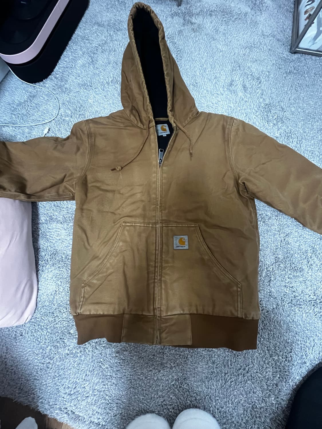 [ Carhartt 액티브 자켓 / 브라운 / 기모 안감] 상품이미지2