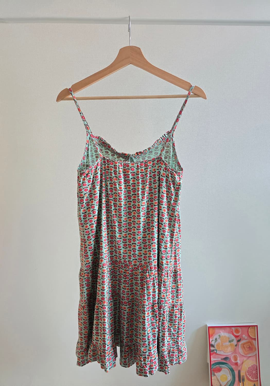 Catedral Slip Dress with Frill Hem 상품이미지4