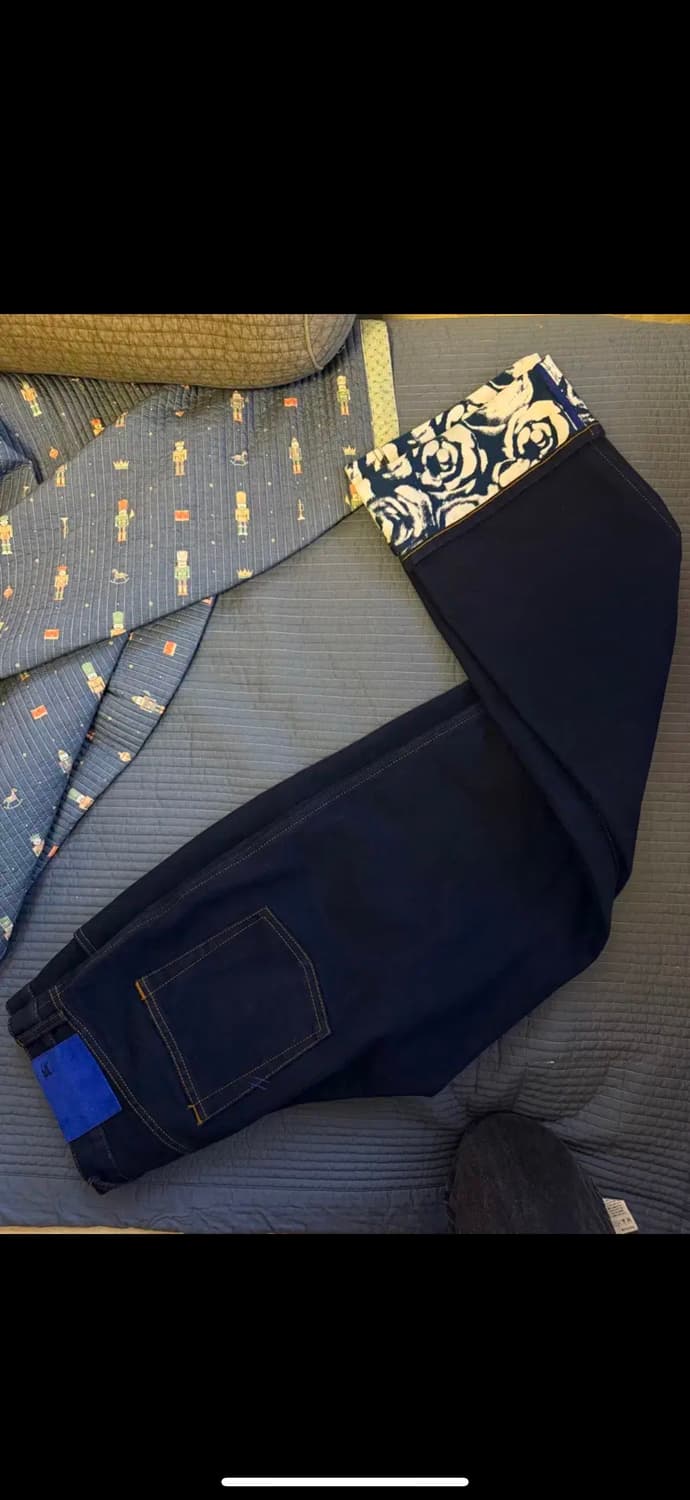 [28R]버버리 헤비웨이트 데님 생지 진 스트레이트핏 상품이미지5